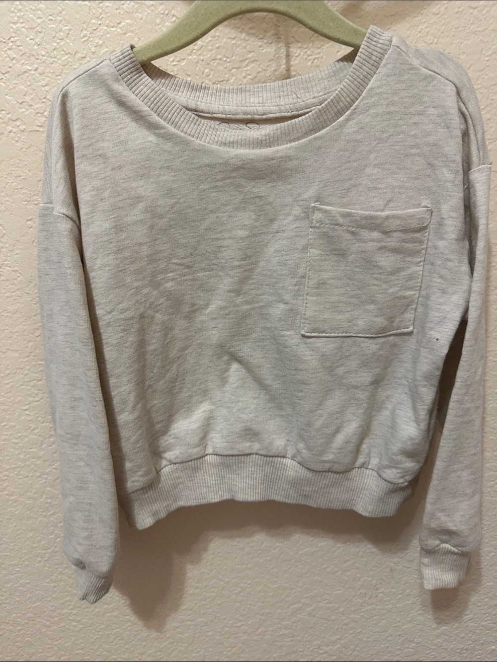 Staple Cream Crewneck Pocket Sweater